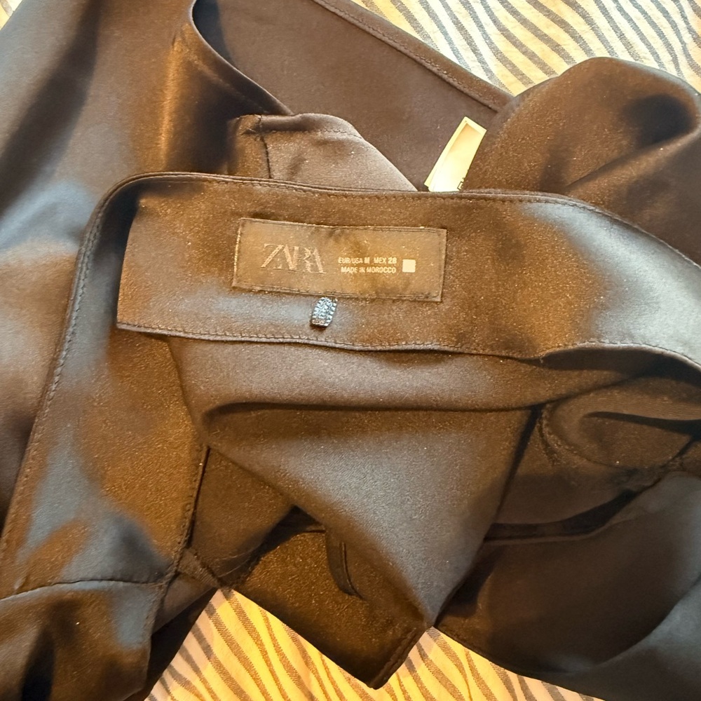 Zara Backless Silk Top - Picture 3 of 3